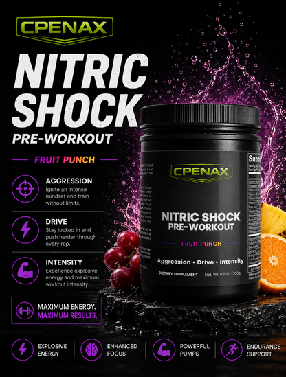 Nitric Shock Pre-Workout Powder (Fruit Punch)