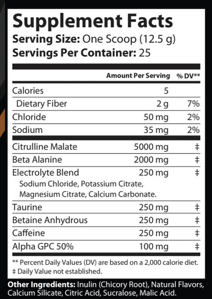 Pump Pre-Workout Citrus Blast