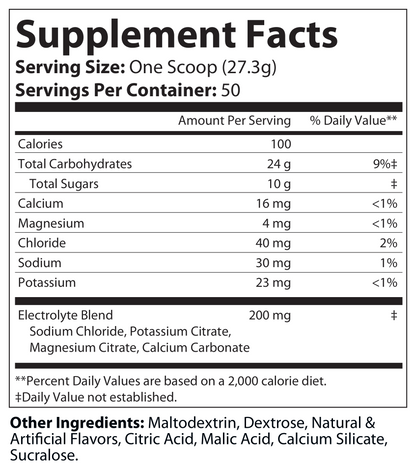 Recovery Carb + Electrolyte