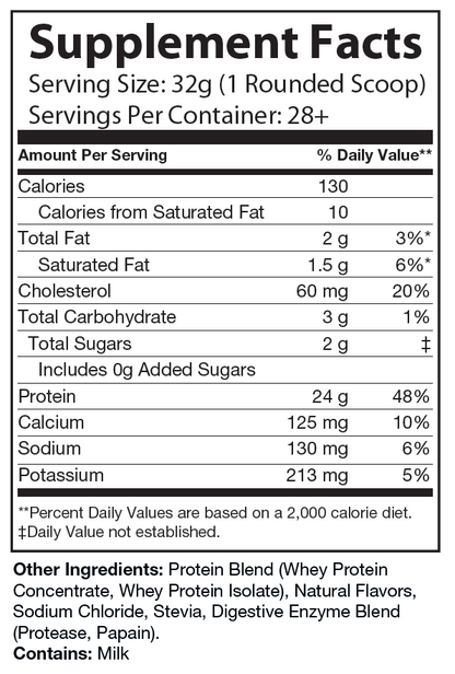 Whey Natural Salted Caramel