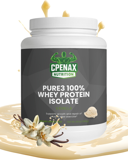 Pure3 100% Whey Protein Isolate (Vanilla)
